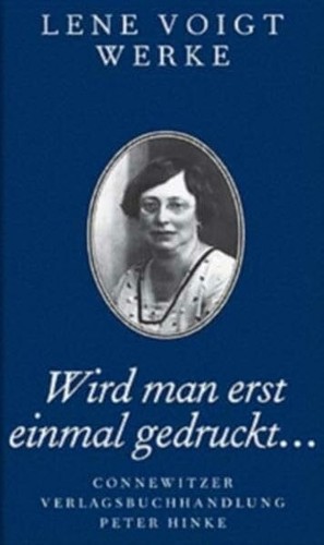 Wird man erst - , gedruckt
